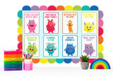 Giggle & Grow Rainbow Scalloped Border