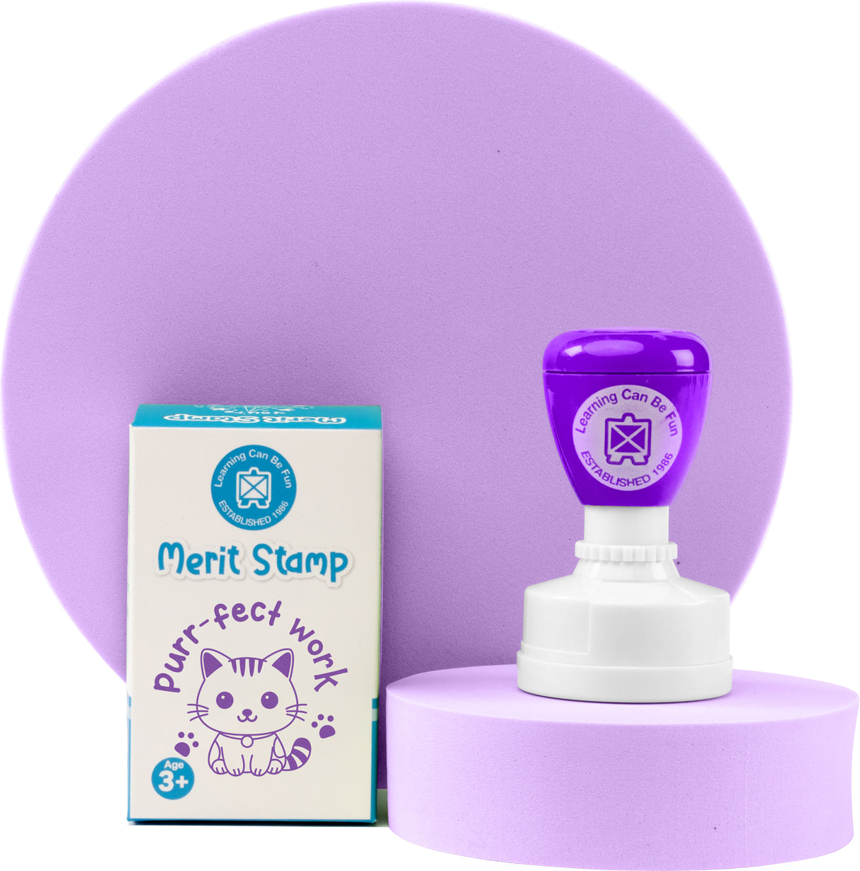 Purr-fect Work Merit Stamp