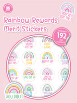Rainbow Rewards Merit Sticker Book
