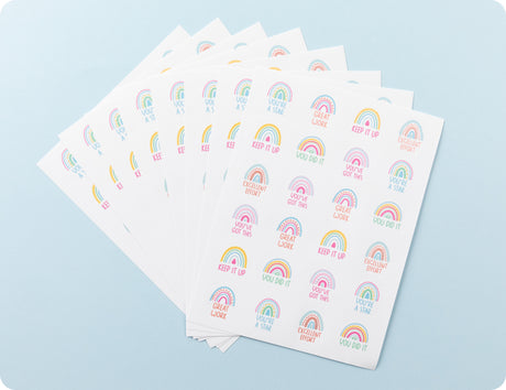 Rainbow Rewards Merit Sticker Book