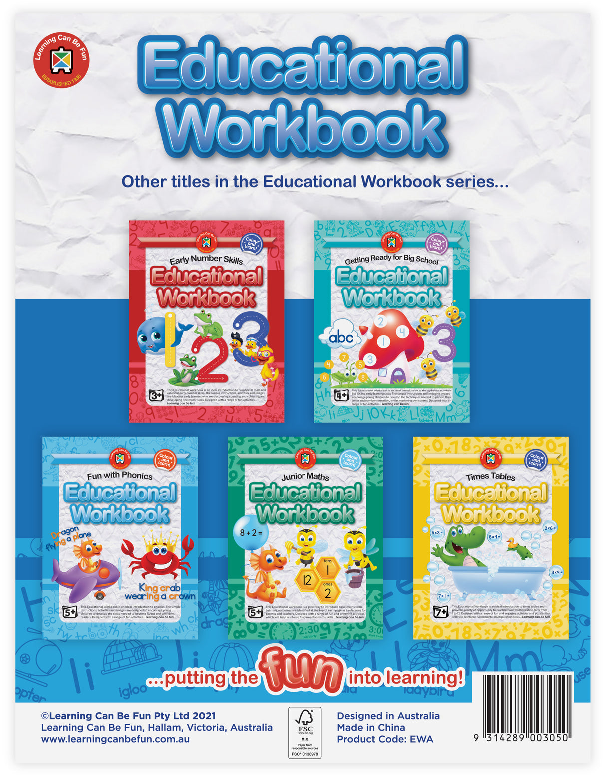 Educational Alphabet Workbook - Educational Vantage