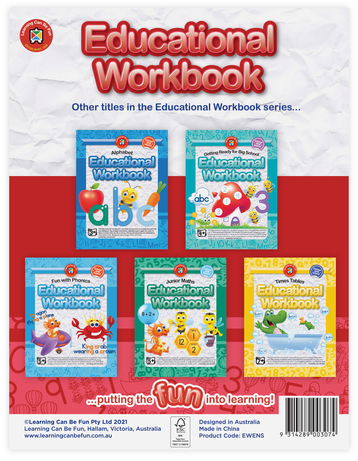 Educational Alphabet Workbook - Educational Vantage