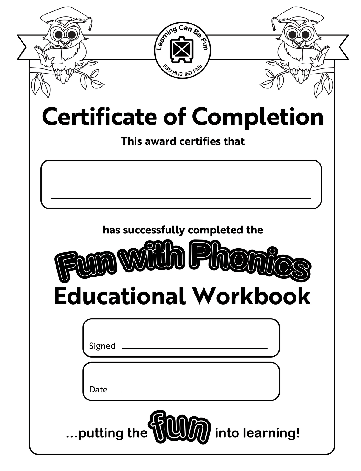 Educational Alphabet Workbook - Educational Vantage