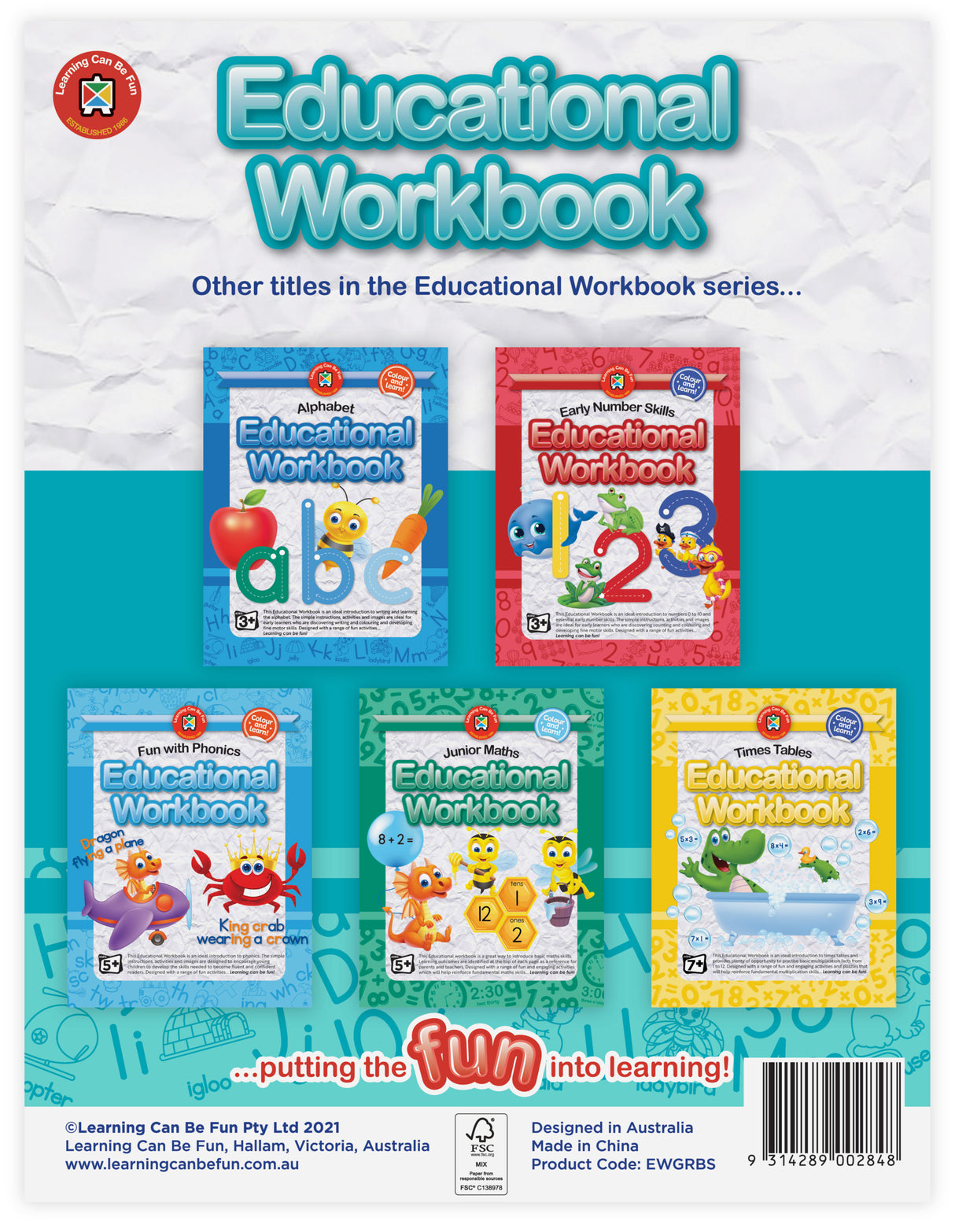 Educational Alphabet Workbook - Educational Vantage