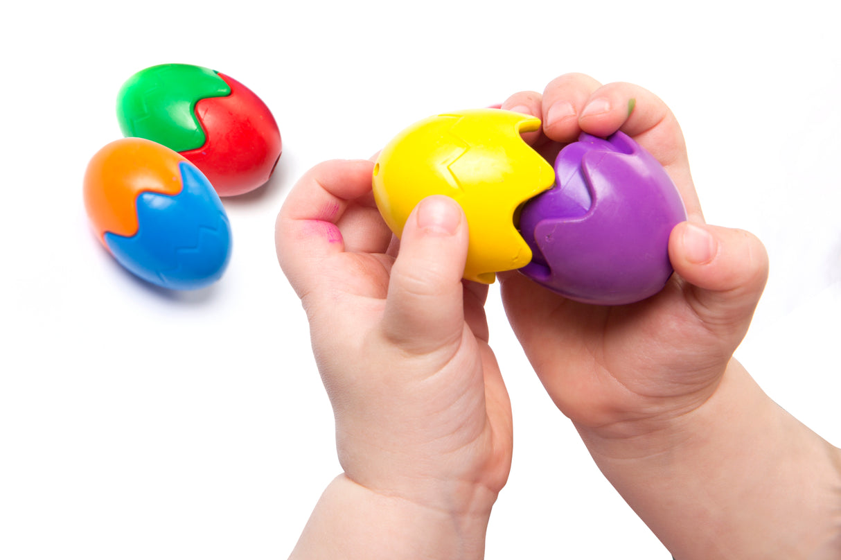 Easi-Grip Egg Crayons - Educational Vantage