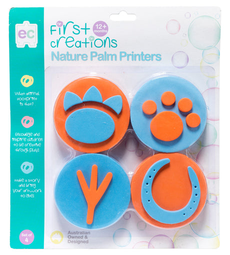 Nature Palm Printers Set of 4 - Educational Vantage