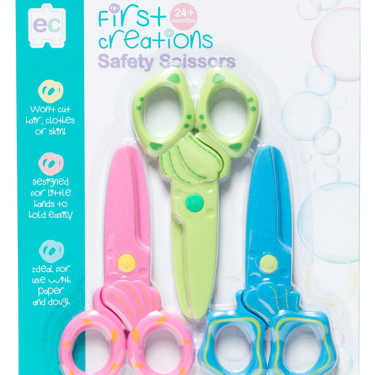 Safety Scissors Set of 3
