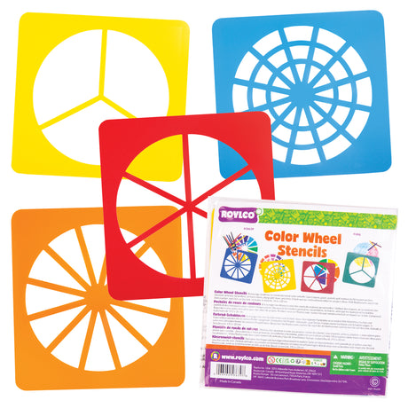 Roylco Colour Wheel Stencils - Educational Vantage
