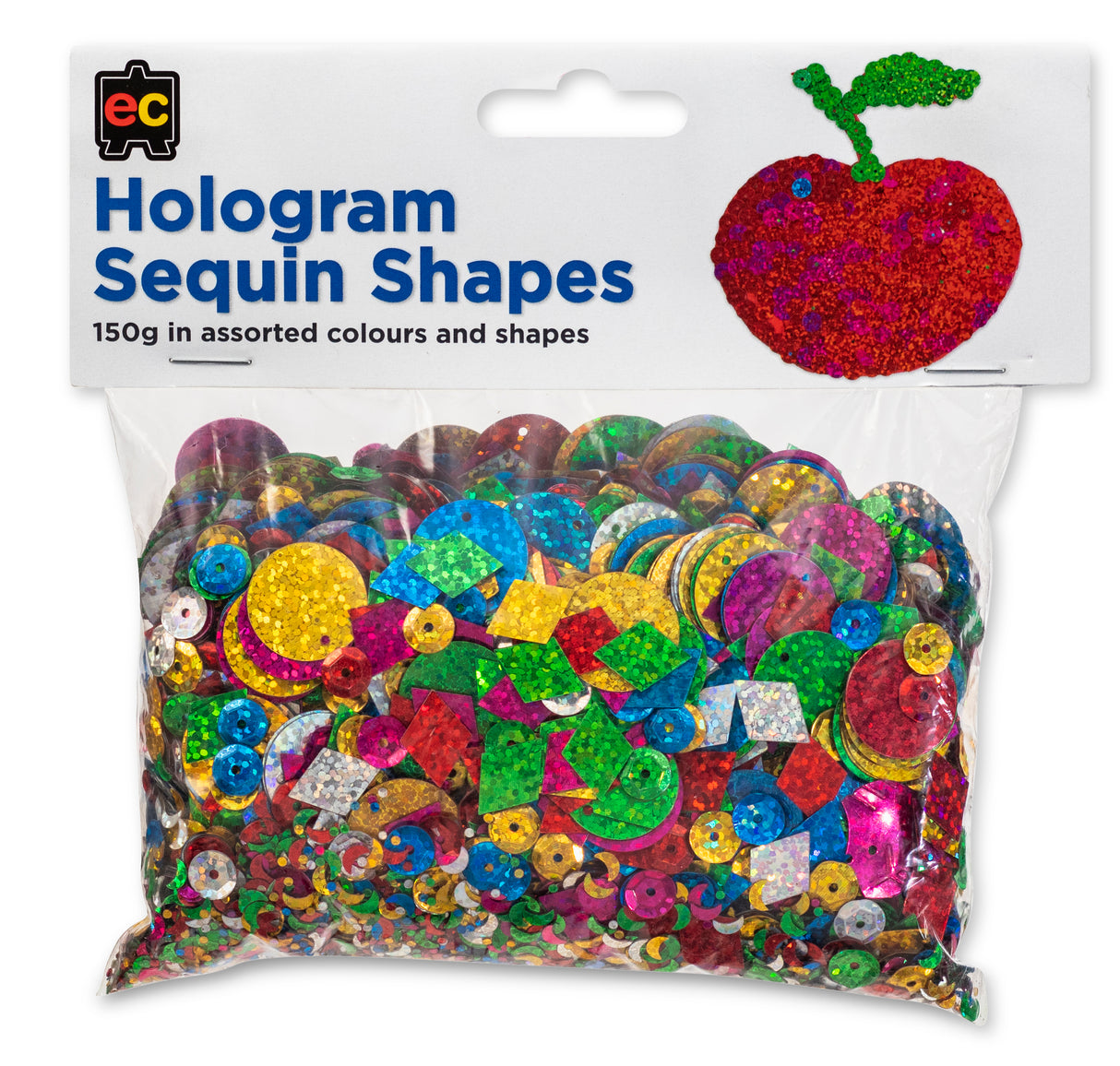 Hologram Sequin Shapes - Educational Vantage