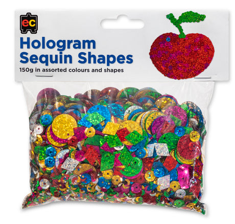 Hologram Sequin Shapes - Educational Vantage