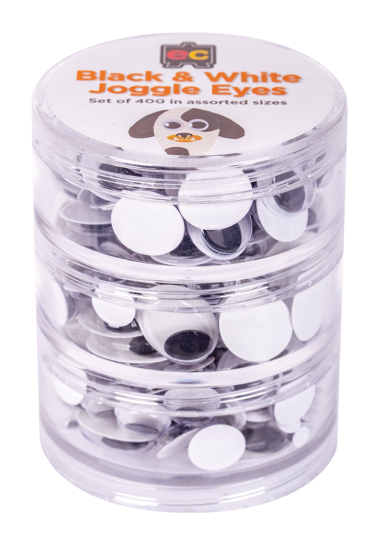 Black & White Joggle Eyes - Set of 400 - Educational Vantage