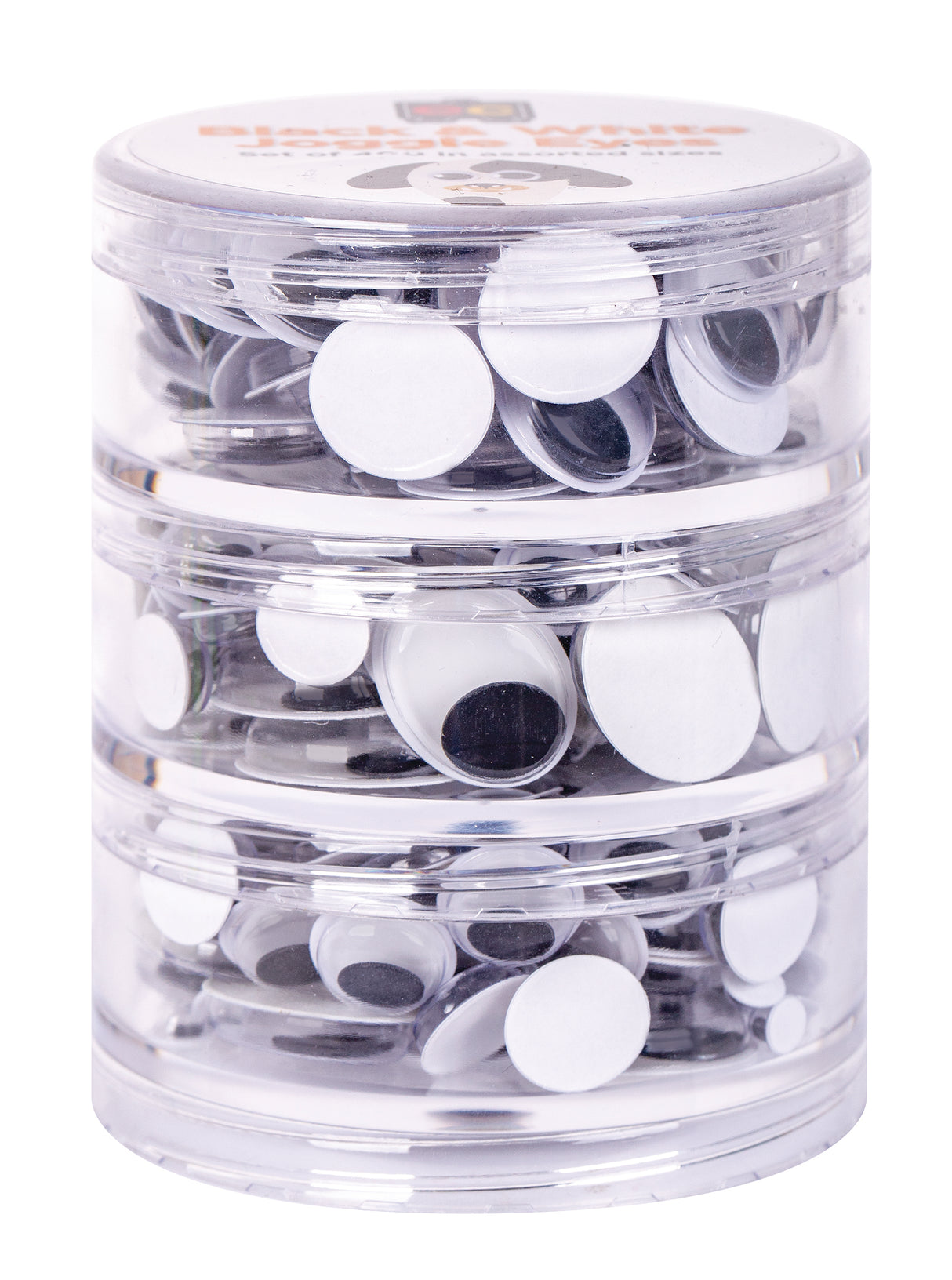 Black & White Joggle Eyes - Set of 400 - Educational Vantage