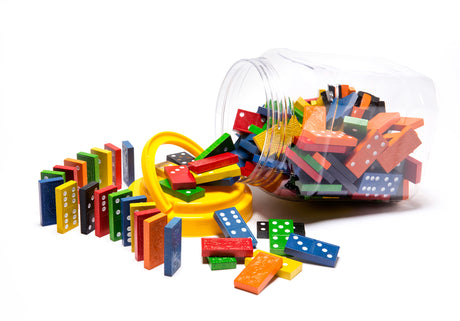 Dominoes Double Six - Jar of 168 - Educational Vantage