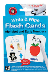 Write & Wipe Flash Cards Alphabet and Early Numbers