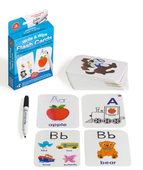 Write & Wipe Flash Cards Alphabet and Early Numbers