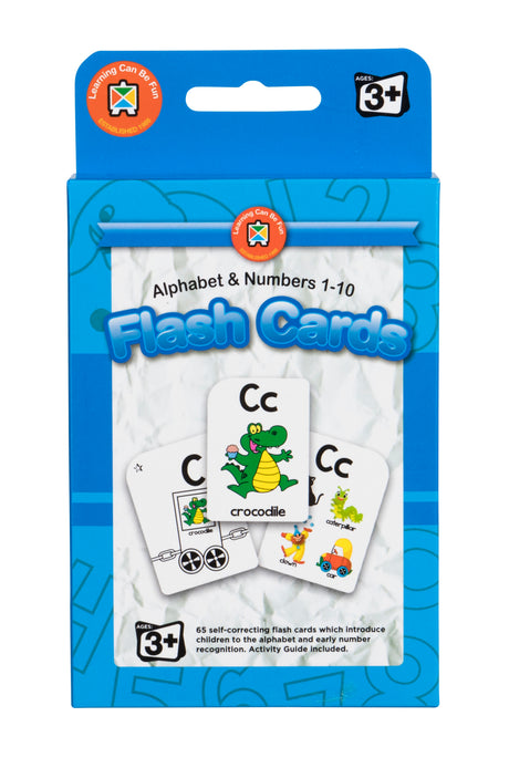 Flash Cards Alphabet & Numbers 1-10