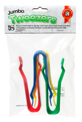 Jumbo Plastic Tweezers Pack of 4
