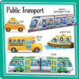 Let's Learn Things That Go Board Book - Educational Vantage