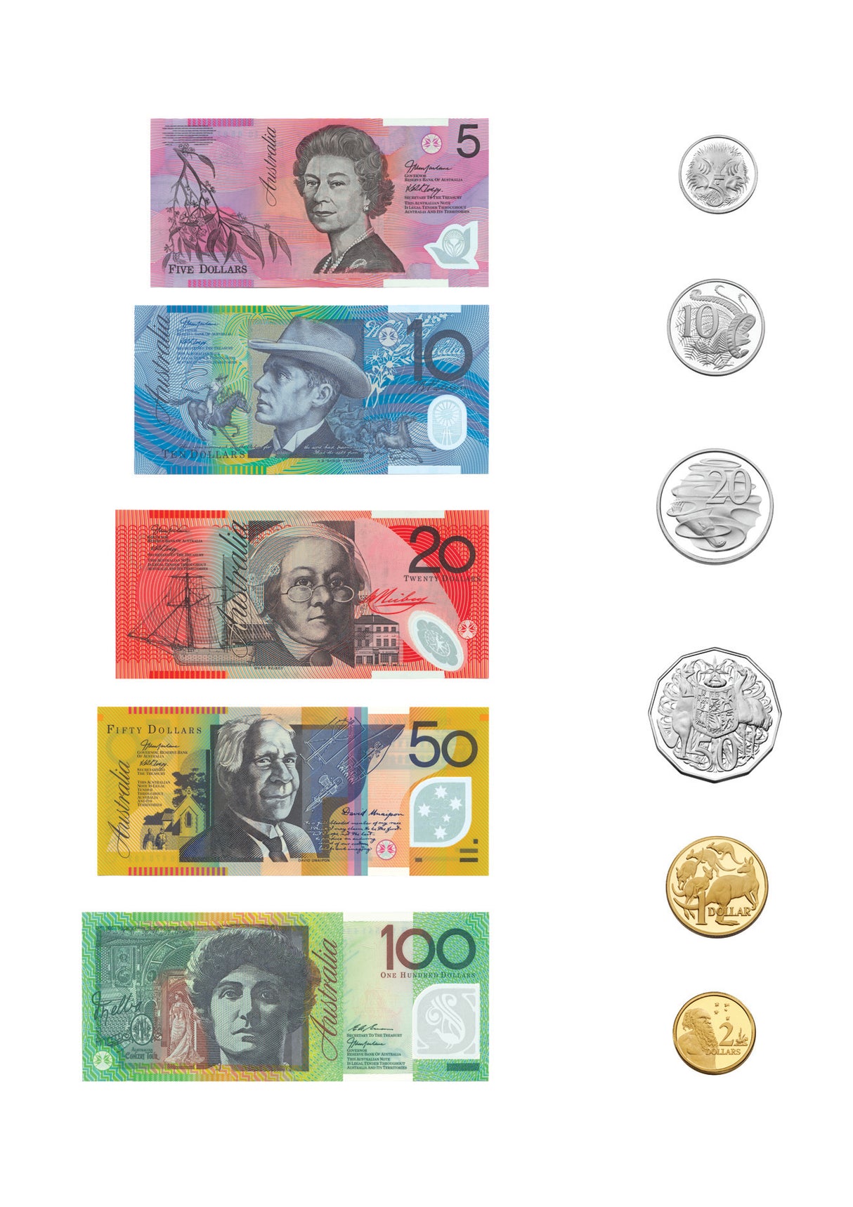 Magnetic Money Coins & Notes