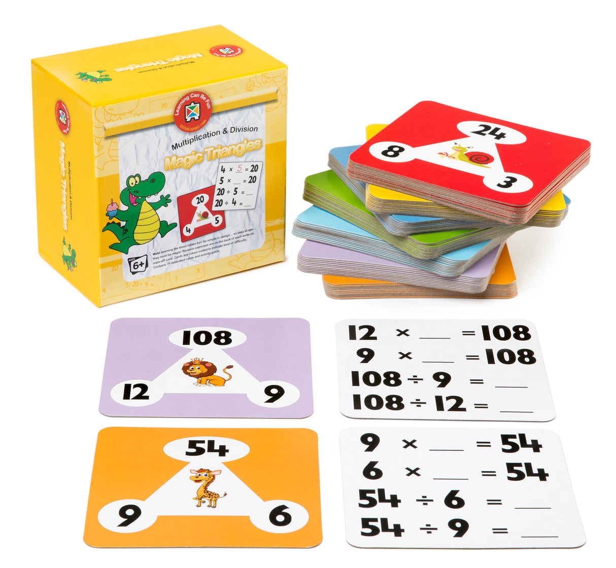 Magic Triangles - Multiplication & Division - Educational Vantage