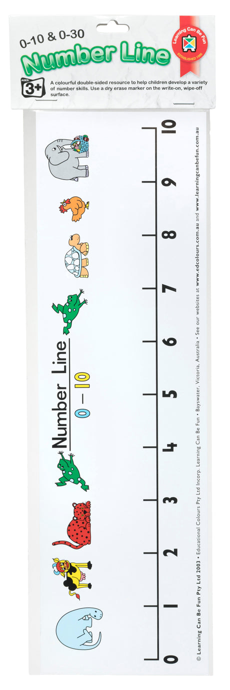 Student Number Line 0-30 Hangsell - Educational Vantage