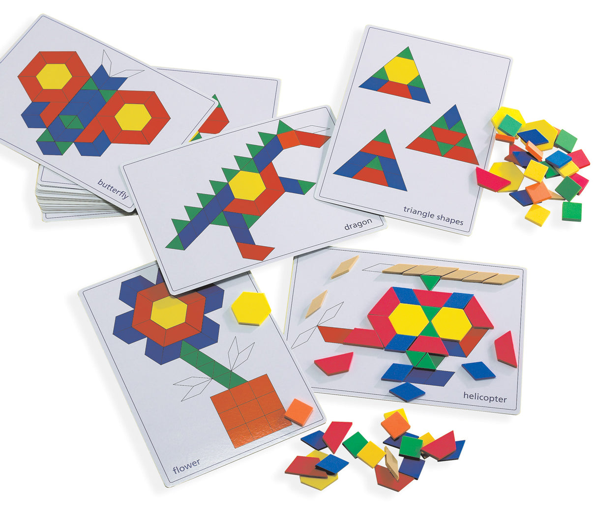 Pattern Block Picture Card Set Set of 20