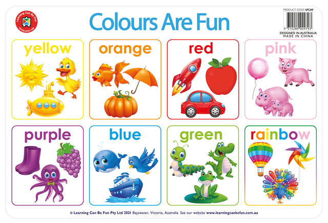 Learning Placemats - Educational Vantage