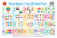 Numbers 1 To 20 Are Fun - Educational Vantage