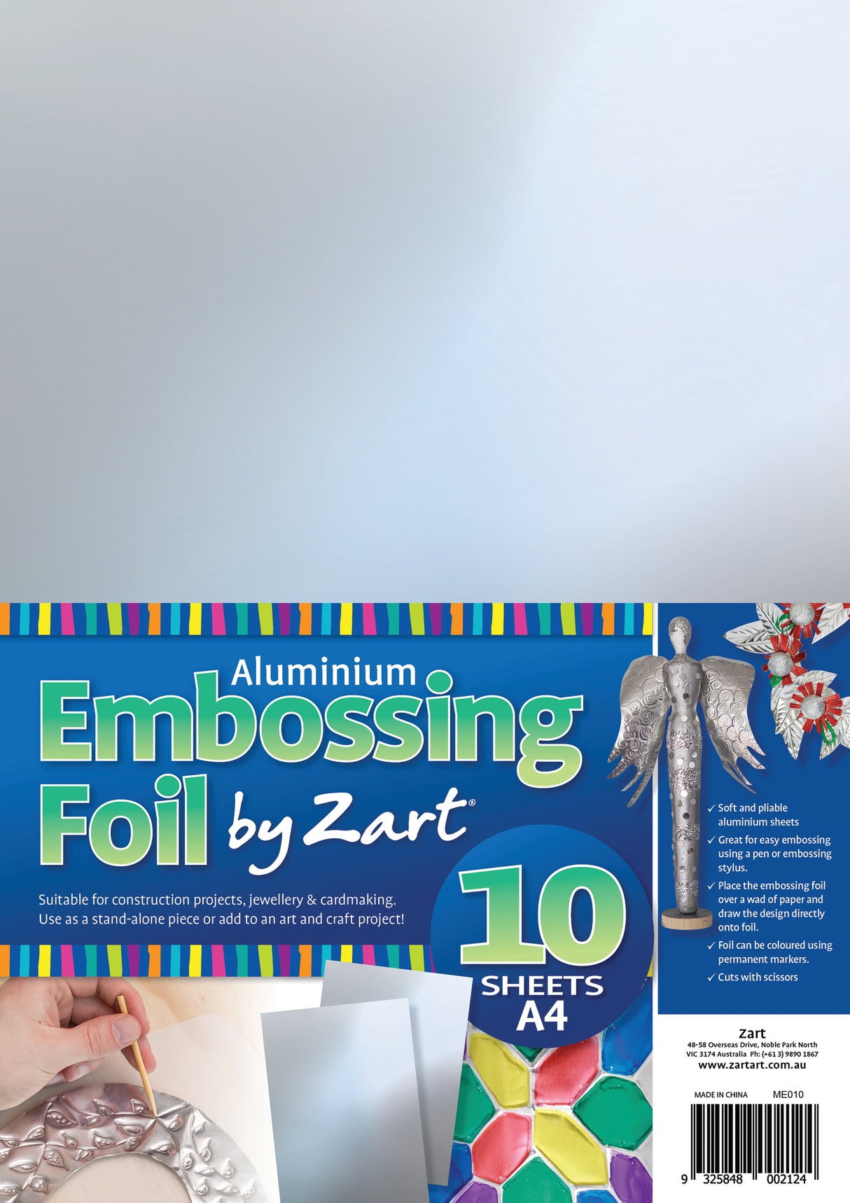 Aluminium Embossing Foil - Educational Vantage