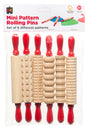 Mini Pattern Rolling Pins - Educational Vantage