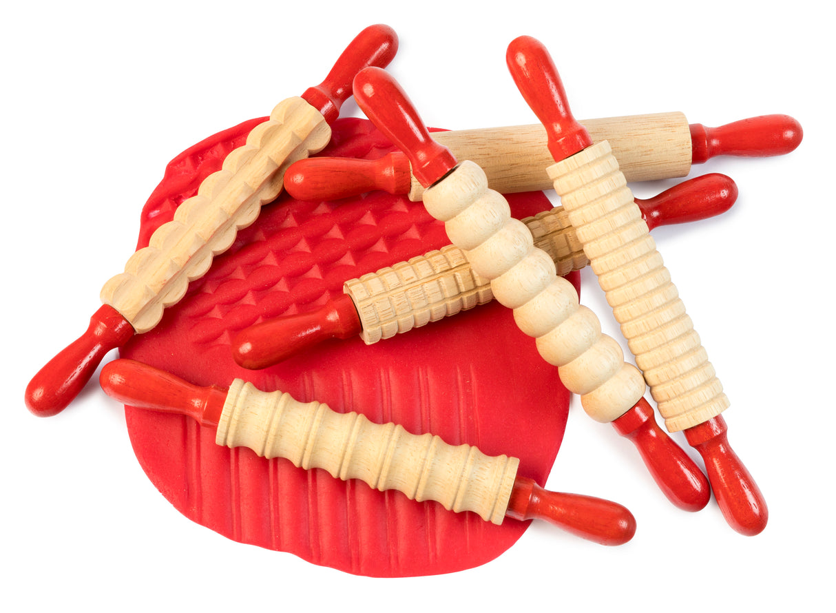 Mini Pattern Rolling Pins - Educational Vantage