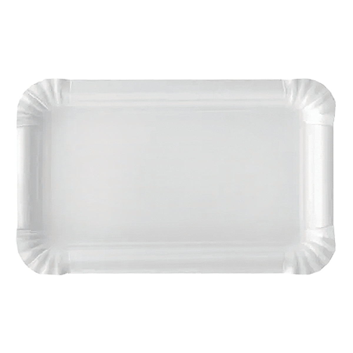 Large Rectangular Paper Plates Zart Paper Plates Rectangle White Pack of 50