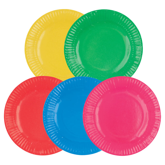 Zart Paper Plate Coloured 18cm - Educational Vantage
