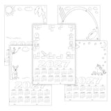 Zart Card Calendar Themed Blanks A3 25 2027