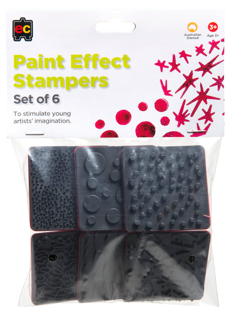 Paint Effect Stampers Pack of 6 - Educational Vantage