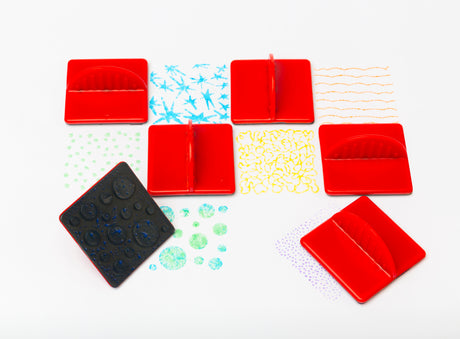 Paint Effect Stampers Pack of 6 - Educational Vantage
