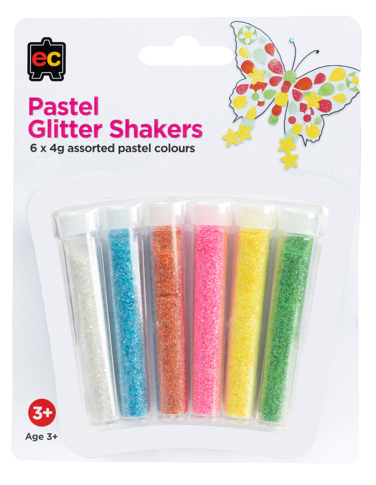 Pastel Glitter Shakers