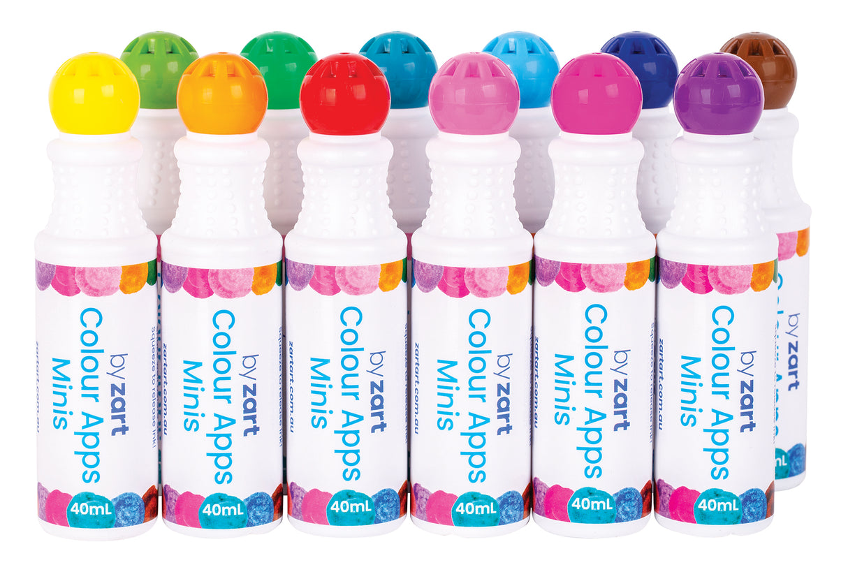 Zart Colour Apps Minis Box of 12 - Educational Vantage