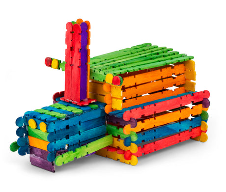 Coloured Construction Popsticks - Educational Vantage