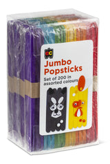 Jumbo Coloured Popsticks - Educational Vantage