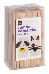 Jumbo Natural Popsticks - Educational Vantage
