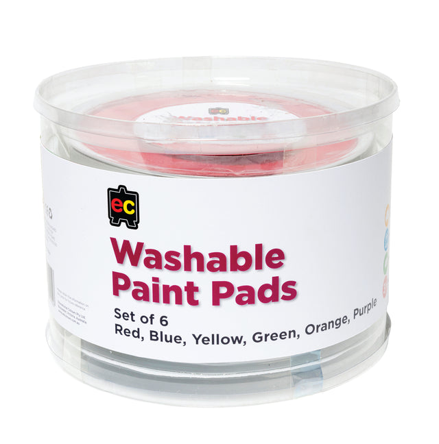 Paint Padding Washable Paint Pad Pack of 6 | Educational Vantage