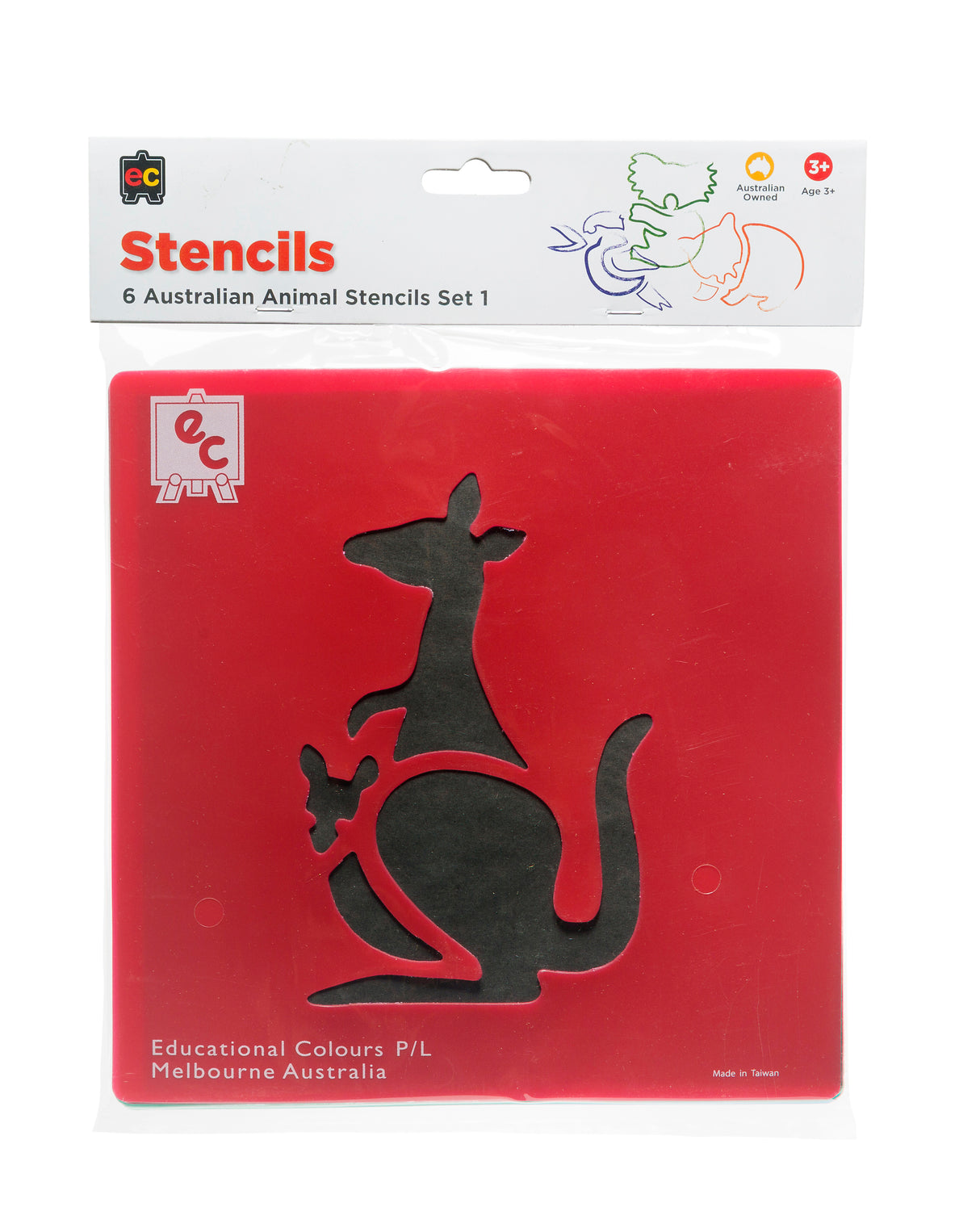 Australian Animals Stencil Series #1 - Educational Vantage