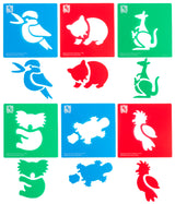 Australian Animals Stencil Series #1 - Educational Vantage