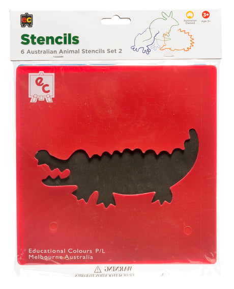 Australian Animals Stencil Series #2 - Educational Vantage