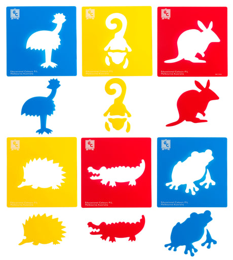 Australian Animals Stencil Series #2 - Educational Vantage