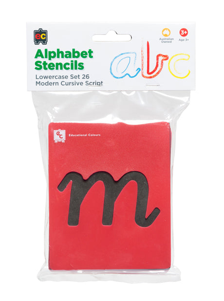 Lower Case Alphabet Stencils - VicWaNt - Educational Vantage