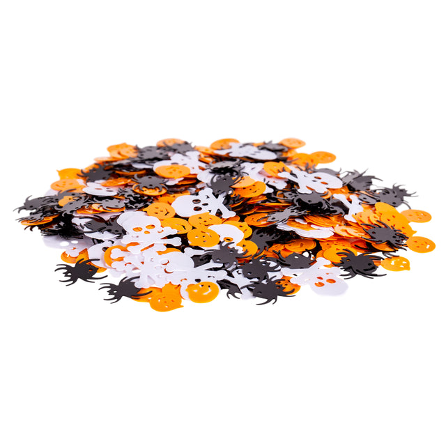 Halloween Spooky Sequins 50g Jar - Educational Vantage