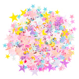Sequin Stars Pastel Iridescent 50g Jar - Educational Vantage