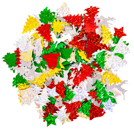 Christmas Holographic Sequins 50g Jar - Educational Vantage